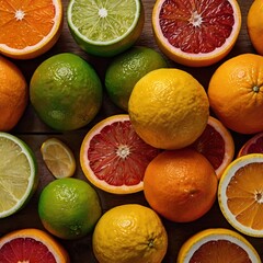citrus fruits and citrus