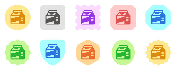 Editable milk carton vector icon. Part of a big icon set family. Perfect for web and app interfaces, presentations, infographics, etc