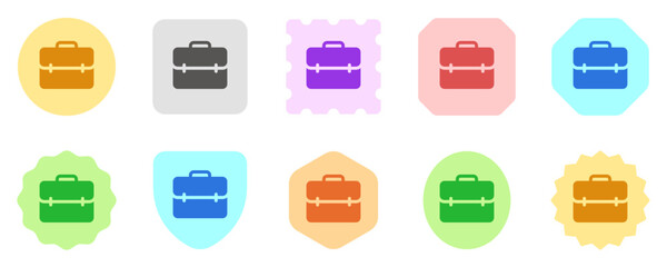 Editable briefcase, portfolio vector icon. Part of a big icon set family. Perfect for web and app interfaces, presentations, infographics, etc