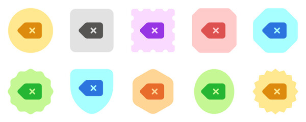 Editable delete, backspace vector icon. Part of a big icon set family. Perfect for web and app interfaces, presentations, infographics, etc