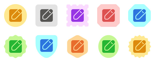 Editable edit text, type new, compose vector icon. Part of a big icon set family. Perfect for web and app interfaces, presentations, infographics, etc