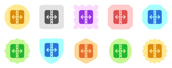 Editable unmerge table cell vector icon. Part of a big icon set family. Perfect for web and app interfaces, presentations, infographics, etc