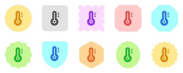 Editable thermometer vector icon. Part of a big icon set family. Perfect for web and app interfaces, presentations, infographics, etc
