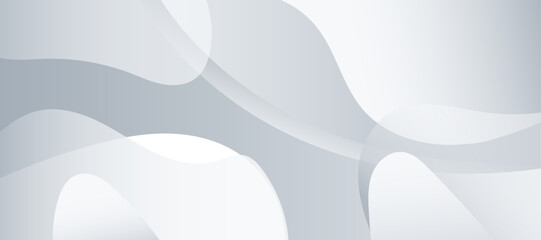 Abstract geometric white and gray color background. Vector, illustration.