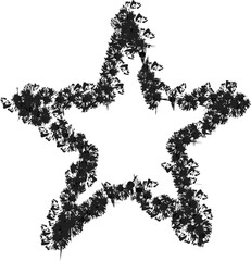 Set of hand drawn paint object for design use