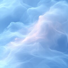 Obraz premium Soft, ethereal, light blue and white abstract cloudscape