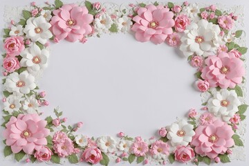 pink and white color paper