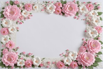 pink and white color paper