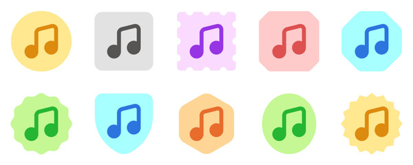 Editable vector music song icon. Black, transparent white background. Part of a big icon set family. Perfect for web and app interfaces, presentations, infographics, etc