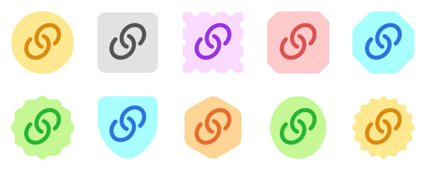 Editable vector link url chain icon. Part of a big icon set family. Perfect for web and app interfaces, presentations, infographics, etc