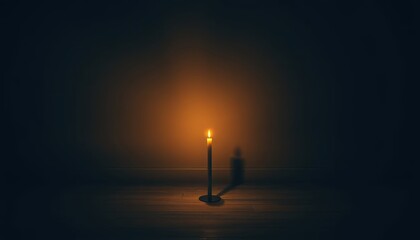 A dimly lit room creates a mysterious ambiance