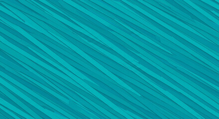Clean Turquoise Stripes Diagonal Vector Art Seamless Matte Finish