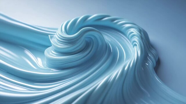 Consistency of Toothpaste. Close-up view of smeared abrasive dental paste.