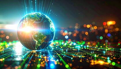 Data streams connect the world in real-time.  