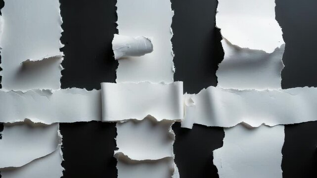 Isolated black background featuring three white painter tape labels.