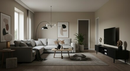 Cozy Modern Living Room