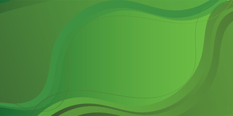 Abstract green wavy background. Vector EPS 10