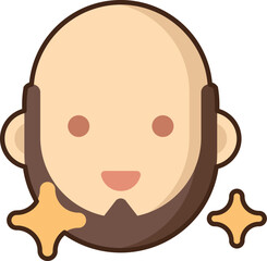 beard (3) illustration on a white background    