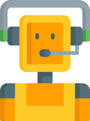 chatbot illustration on a white background     