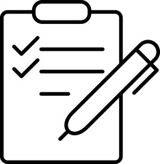 checklist illustration on a white background    