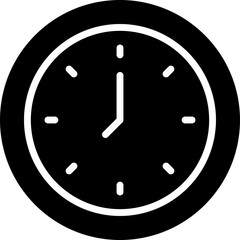 clock illustration on a white background     