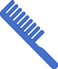 comb (2) illustration on a white background    