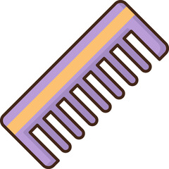 comb (3) illustration on a white background    