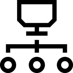 connection (2) illustration on a white background     