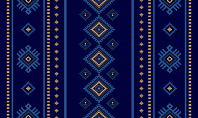 Southwest Native seamless pattern ethnic tribal Aztec geometric Navajo Native American fabric colorful design vector for textile print