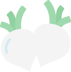 garlic illustration on a white background    