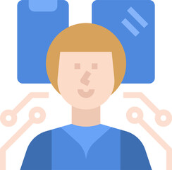 generation z illustration on a white background    