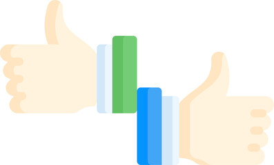 good review illustration on a white background     