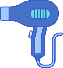 hair dryer (2) illustration on a white background     