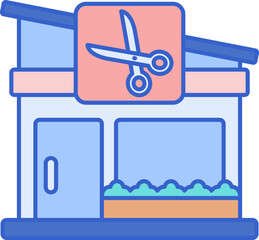 hair salon (2) illustration on a white background     