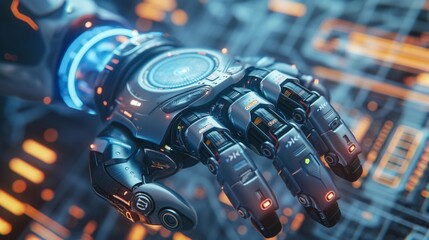 Futuristic Robotic Hand
