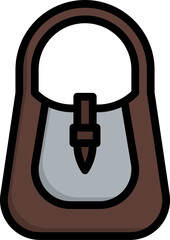 hobo bag illustration on a white background     