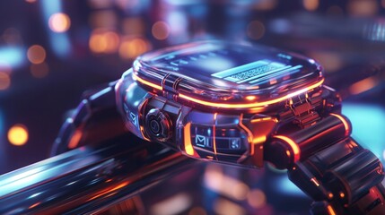Futuristic Cyberpunk Watch