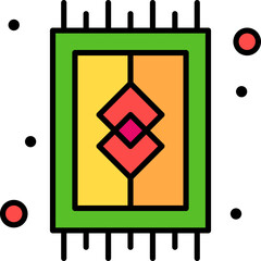 interior design illustration on a white background     