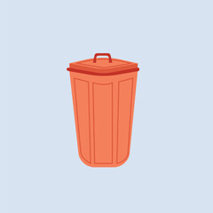 trash can illustration