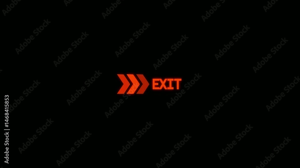Poster glowing two tone neon illuminated text 