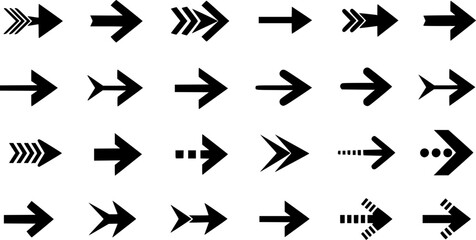 black arrow icon on white background. flat style. arrow icon for your web site design, logo, app, UI. arrow indicated the direction symbol. curved arrow sign