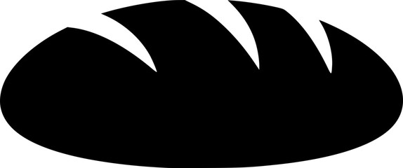 A hand drawn style icon of a fresh bread