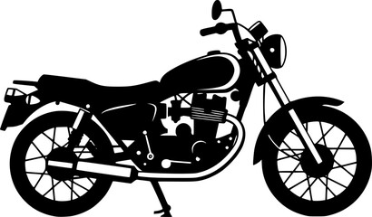 Fototapeta premium A hand drawn illustration of bike 