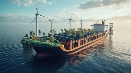 Eco-Friendly Cargo Ship: A Sustainable Future on the Ocean