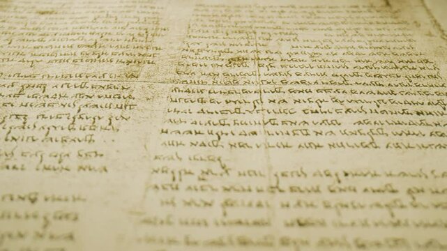The video highlights calligraphy, showcasing emotion in writing