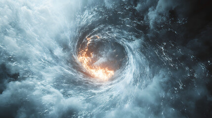 Fototapeta premium Cyclone Particle Effects