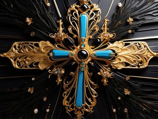 "Elegant Holy Saturday Graphic with Decorative Typography"