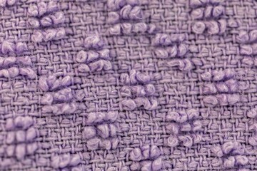 Full screen background of fabric with vintage print and soft texture