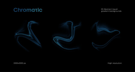 Fototapeta premium Abstract liquid element backgrounds. Abstract liquid gradient background blue for banner poster backdrop design 