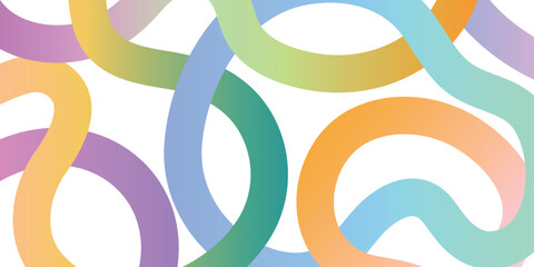 グラデーション　カラフル　幾何学　模様　背景